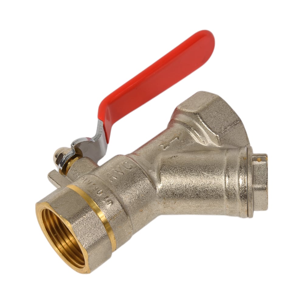 Изображение товара Шаровой кран Rvc 25 с фильтром и ручкой 01213 для бытовых систем водопровода