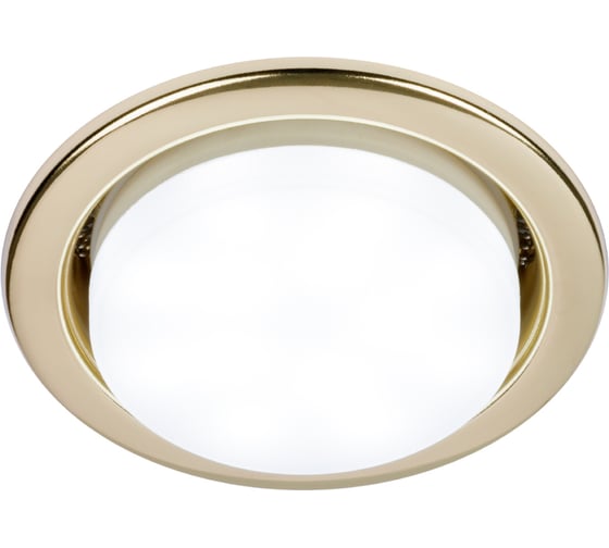 Изображение товара Встраиваемый светильник TDM ELECTRIC св 01-08 gx53 220 В 50 гц, золото, 2 шт/уп, народный SQ0359-0103