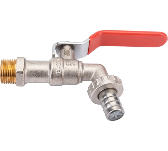 Изображение товара Шаровой кран Rvc (15) 1/2 со штуцером ручка 00246