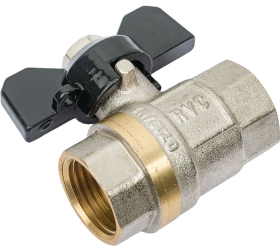 Изображение товара Шаровой кран Rvc (15) 1/2 гг бабочка, черная 10937