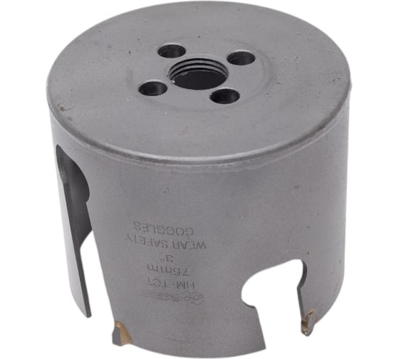 Изображение товара Коронка универсальная 76 мм, 5/8", ТСТ HSS, без останастки SKRAB 31576