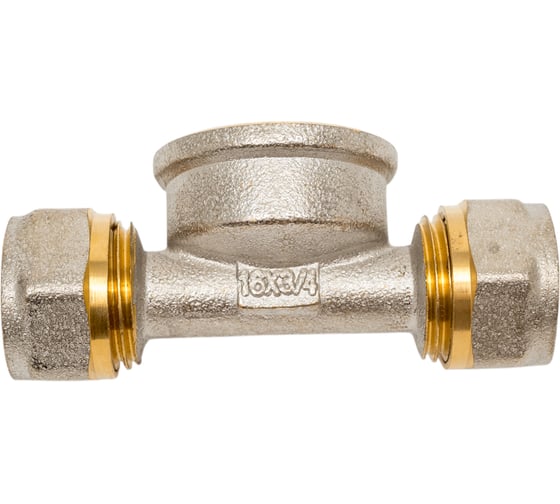 Изображение товара МП Тройник Rvc цанга 16x3/4 г 00711