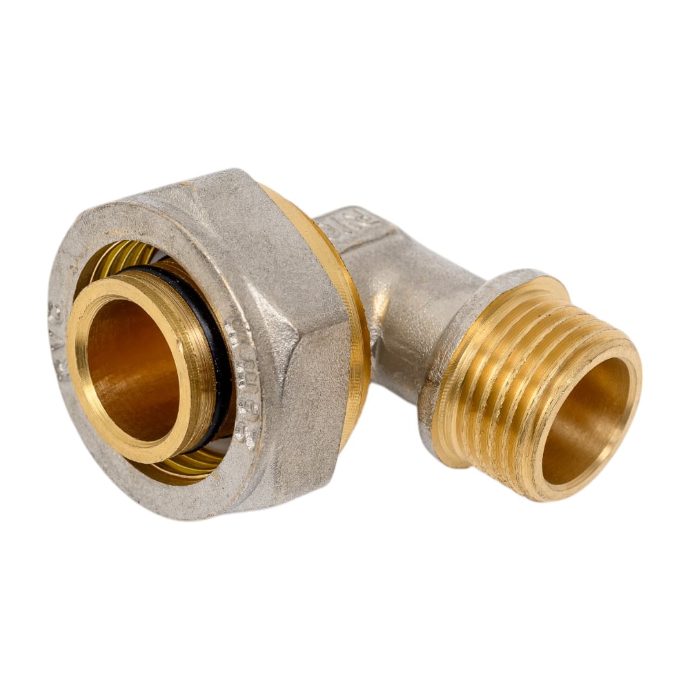Изображение товара Резьбовой фитинг уголок латунь 26x1/2 Rvc цанга 00679