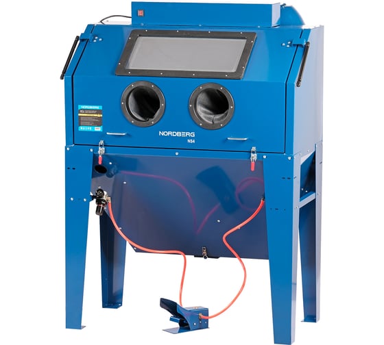 Изображение товара Пескоструйная камера, фронтальная загрузка 420 л NORDBERG NS4