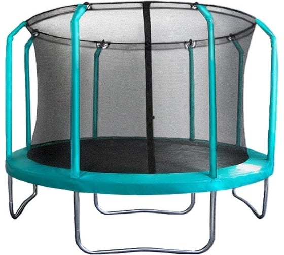 Изображение товара Батут с защитной cеткой Perfetto Sport PREMIUM STRONG 10", диаметр 3 м, зелёный СГ000005562