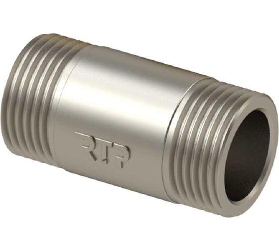 Изображение товара Удлинитель RTP двусторонний, латунь 21x1/2"l 80, индивидуальная упаковка, хромированный, 34957