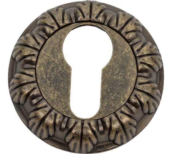 Изображение товара Накладка на цилиндр к ручкам BK AL 10 (бронза состаренная) PUERTO ET AL 10 OB