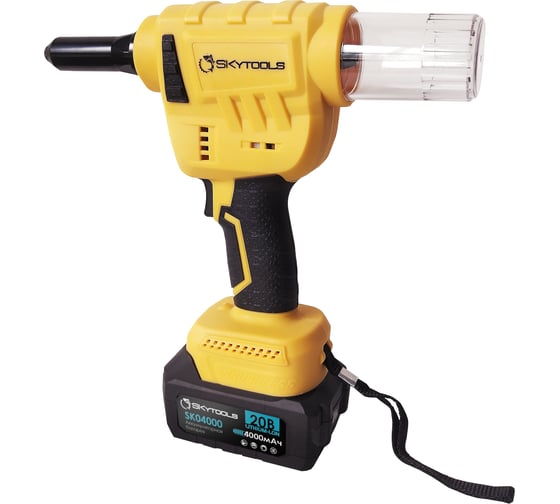 Изображение товара Аккумуляторный заклепочник SKytools 4.0Ач х 2 SK64