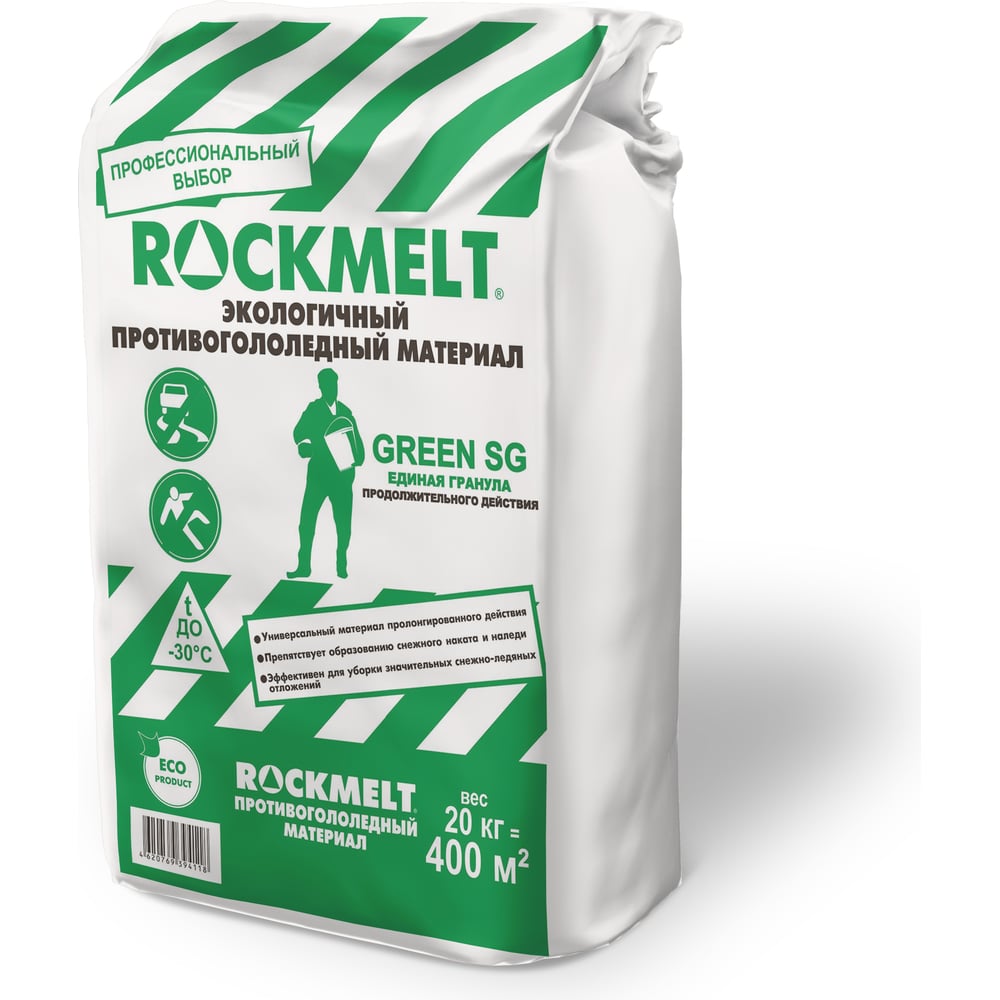 Противогололедный материал Rockmelt Green SG 4620769394118