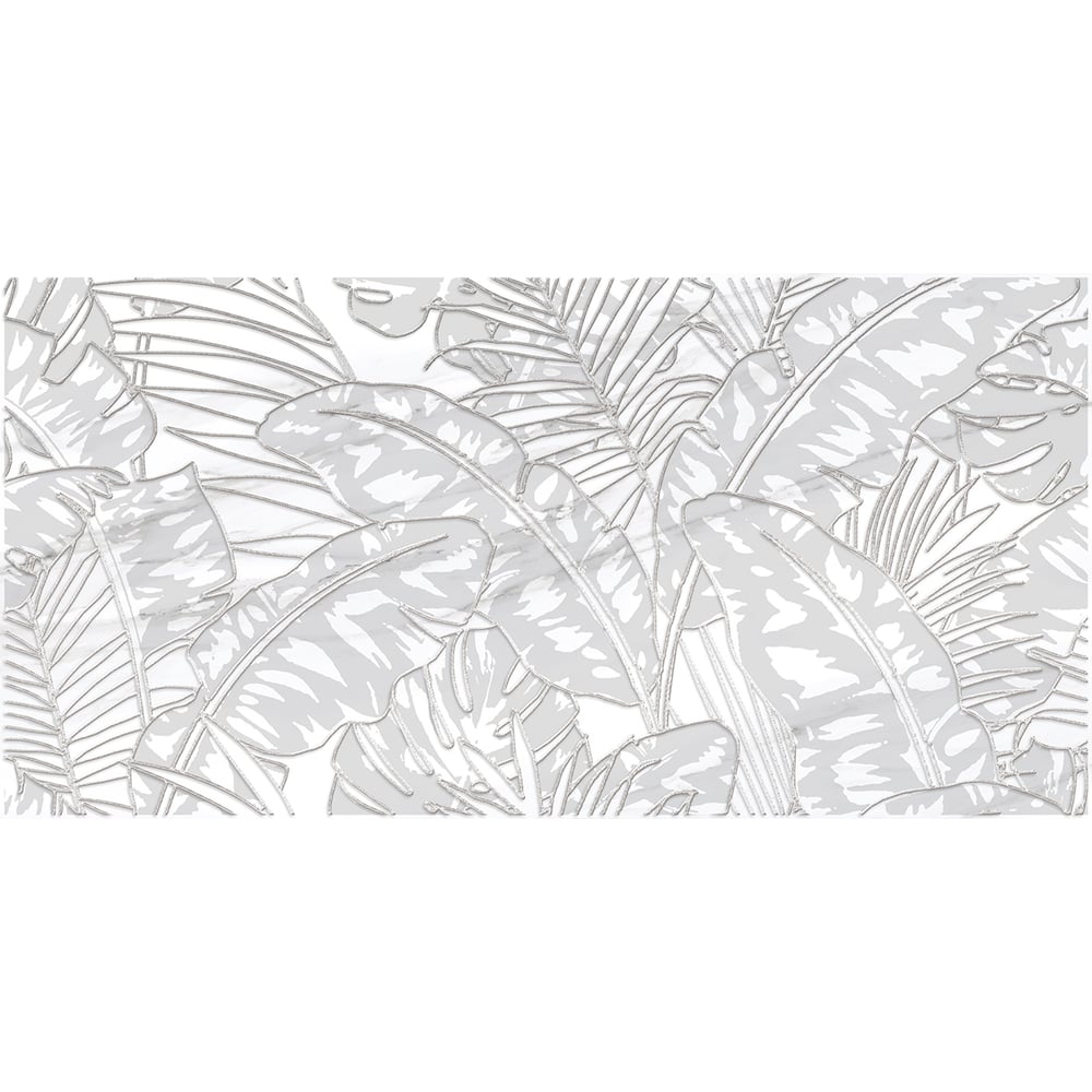 Изображение товара Декоративная вставка Касл серый из керамики 500x250 мм для стен