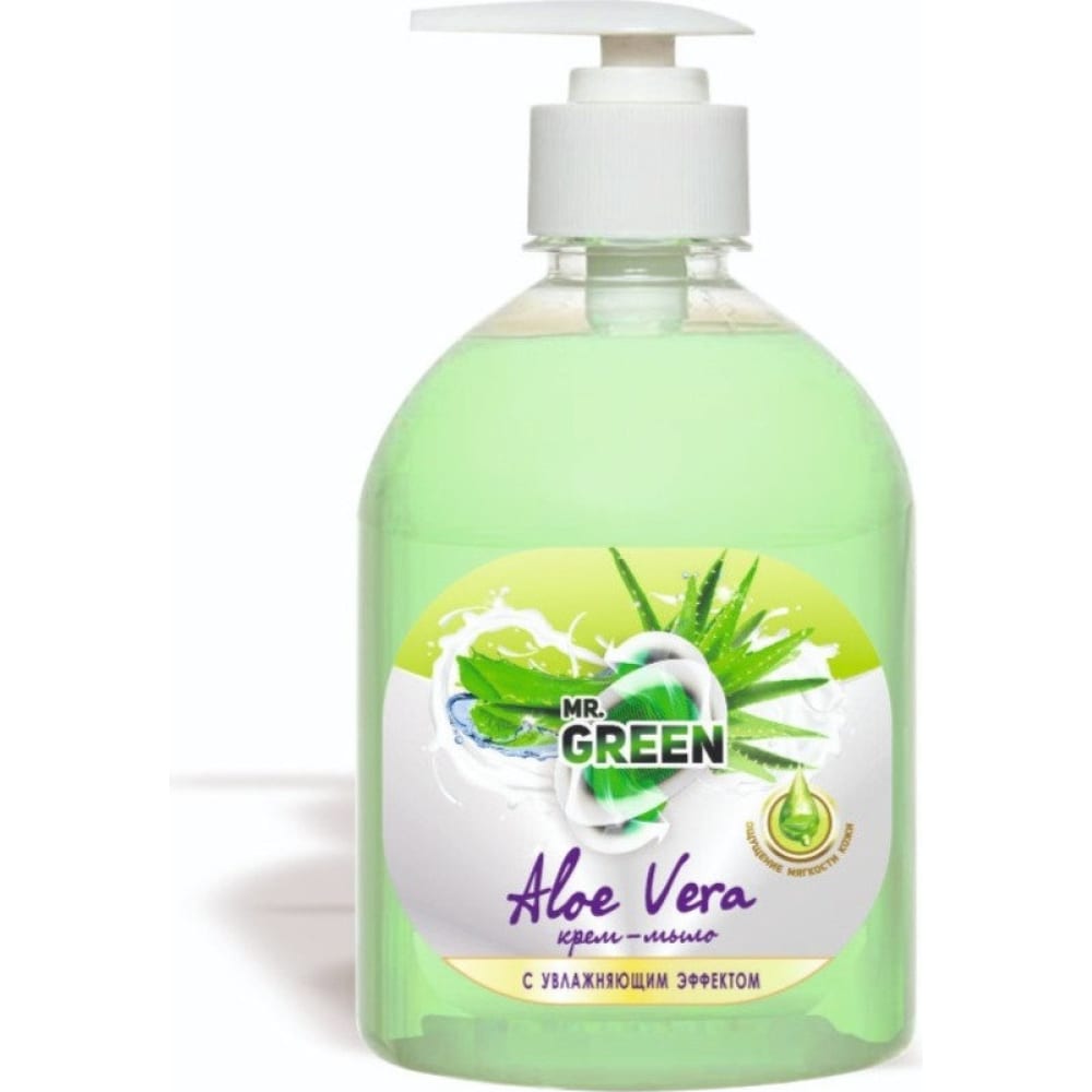 Увлажняющее крем-мыло MR.GREEN мыло duru hydro pure алоэ вера 106 г косметическое
