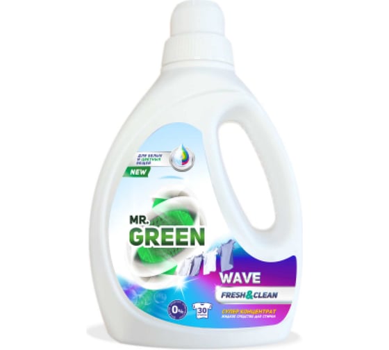 Изображение товара Гель для стирки MR.GREEN Wave 1.5 л ПНД 72398
