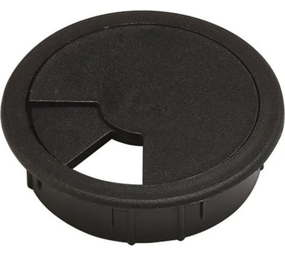 Изображение товара Заглушка Кабель-канала Mebax D 60мм черный 00-00002679