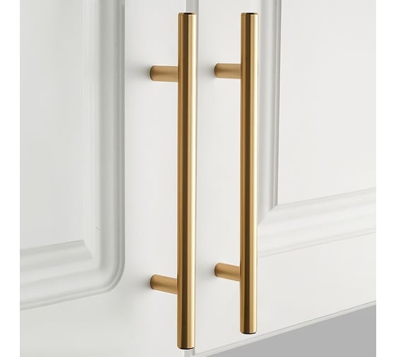 Изображение товара Ручка рейлинг ТУНДРА d=12 мм, м/о 128 мм, цвет золото 5496098