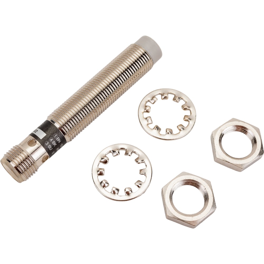 Изображение товара Индуктивный бесконтактный выключатель AKUSENSE TRN12-04PO-E2 10-30 В IP67 цилиндр