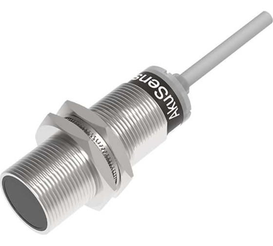 Изображение товара Оптический Датчик Однолучевой световой барьер AKUSENSE PM18-TM20NO Sn=20000 мм NPN NO 10...30DC кабель 2м 07-00037862