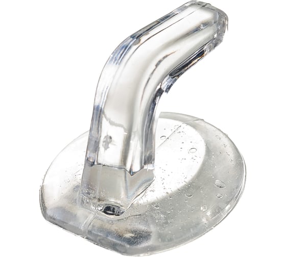 Изображение товара Самоклеящийся прозрачный супер крючок AVIORA 8х8 см, 1 шт. 302-170