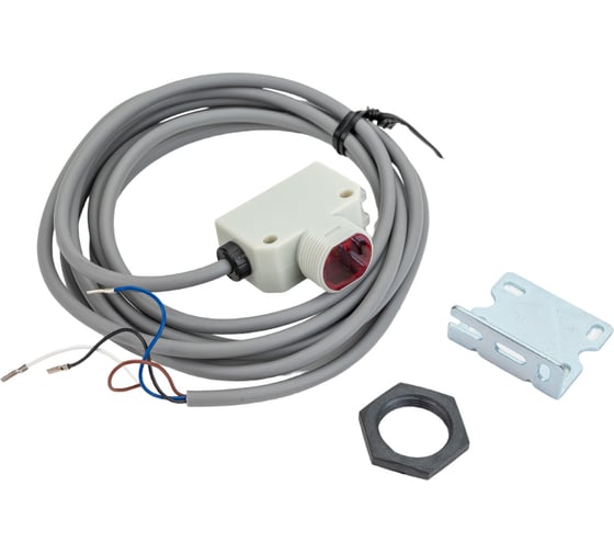 Изображение товара Оптический датчик диффузный Lanbao PSR-YC10DPBR, Sn=100 мм, PNP NO/NC (Програм)10...30DC, кабель 2м, 07-00039884