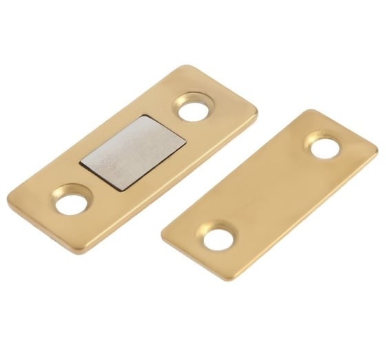 Изображение товара Магнитная защелка ТУНДРА цвет золото 9143839