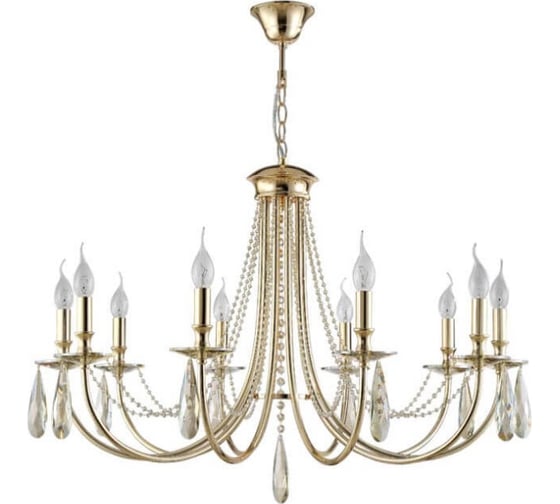 Изображение товара Подвесная люстра Crystal lux Victoria SP10 Gold/Amber