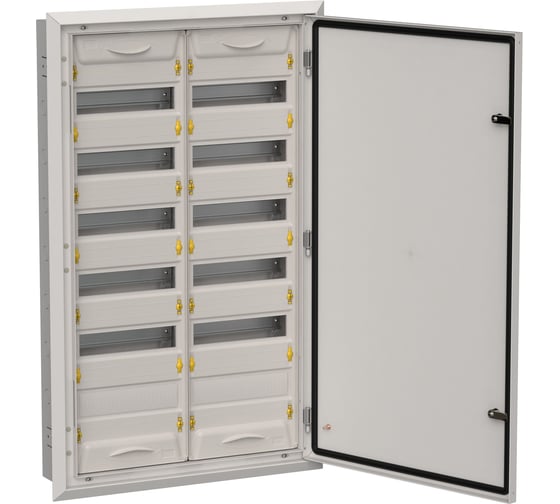 Изображение товара Корпус IEK Titan 5 щрв-144 (2x72) 1005x625x130, ip31, серый, металлический TI5-50-V-2X072-31-7035