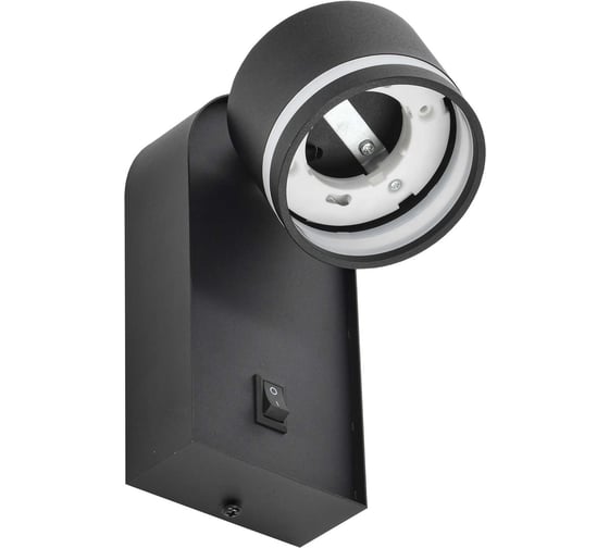 Изображение товара Накладной настенный светильник IEK Lighting 4035 под лампу gx53, черный LT-UBB0-4035-GX53-1-K02