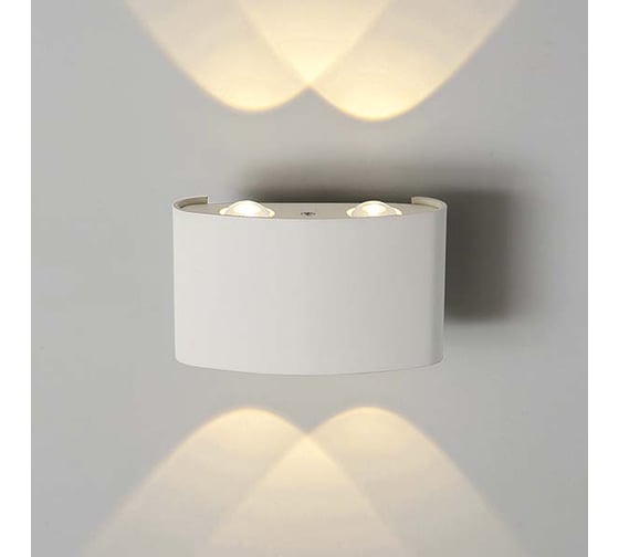 Изображение товара Садово-парковый светильник Elektrostandard 1555 TECHNO LED со светодиодами TWINKY DOUBLE белый a038419