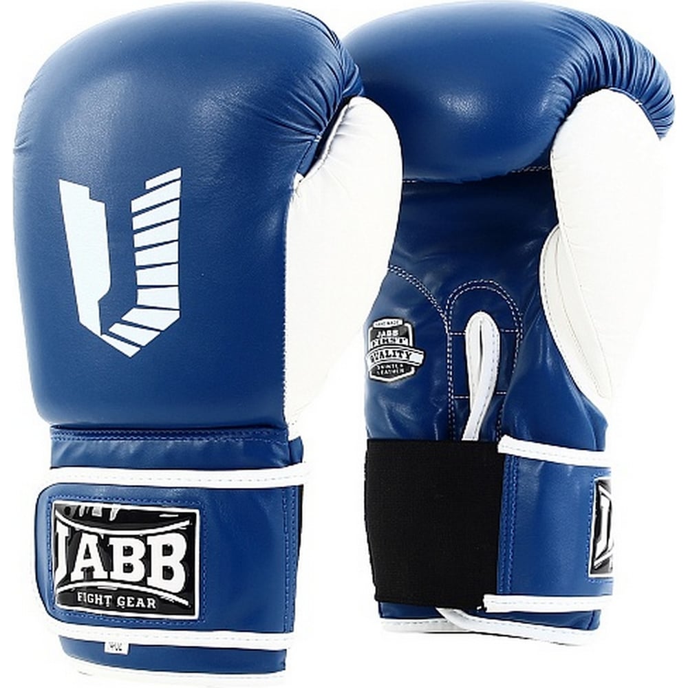 Боксерские перчатки Jabb, цвет синий/белый