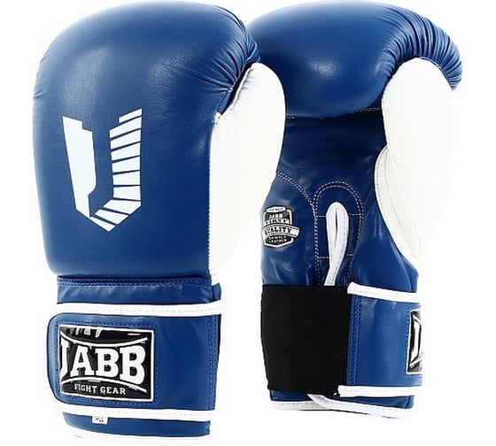 Изображение товара Боксерские перчатки из искусственной кожи Jabb je-4056/eu 56 синие/белые 12ун 4690222165135
