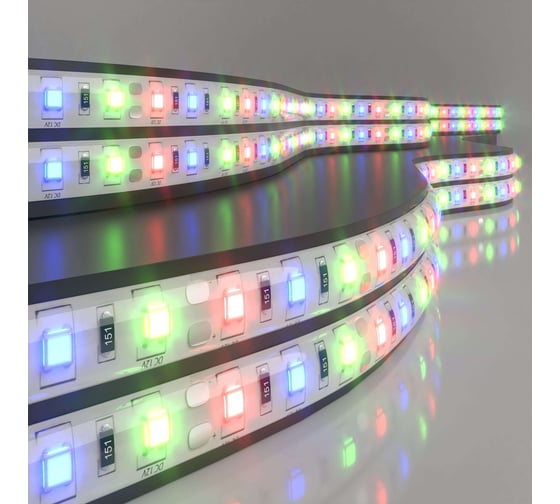 Изображение товара Светодиодная лента Elektrostandard 5050 12V 60Led 14.4W IP65 RGB мульти a034876