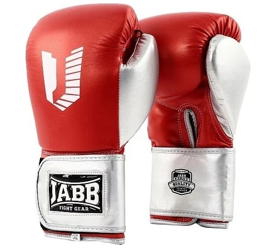 Изображение товара Боксерские перчатки из искусственной кожи Jabb je-4081/us ring красные 8ун 4690222165562