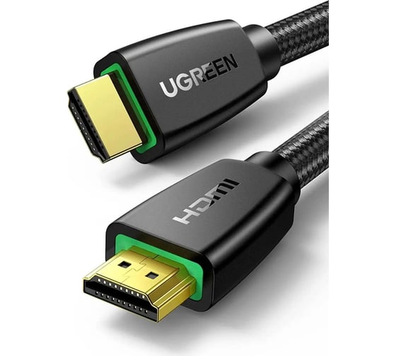 Изображение товара Кабель Ugreen HDMI Male-Male 4К/60Гц, 2м, цвет черный 40410
