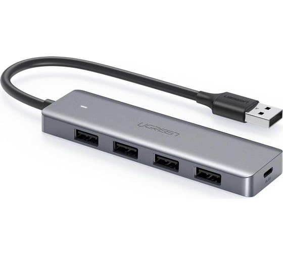 Изображение товара USB концентратор Ugreen хаб 4 в 1 Type C, 4 x USB 3.0 50985