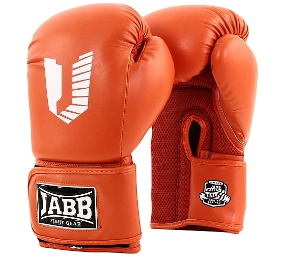 Изображение товара Боксерские перчатки из искусственной кожи Jabb je-4056/eu air 56 оранжевые 8ун 4690222165258