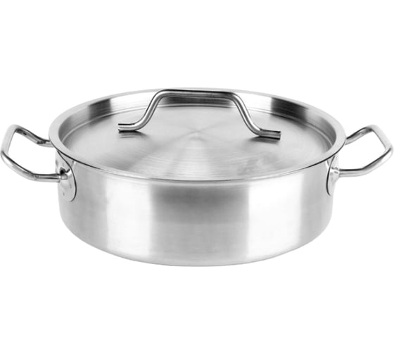 Изображение товара Кастрюля Viatto Commercial нержавеющая сталь с тройным дном 400x150 мм объем 18 л с двумя ручками 101328 71745