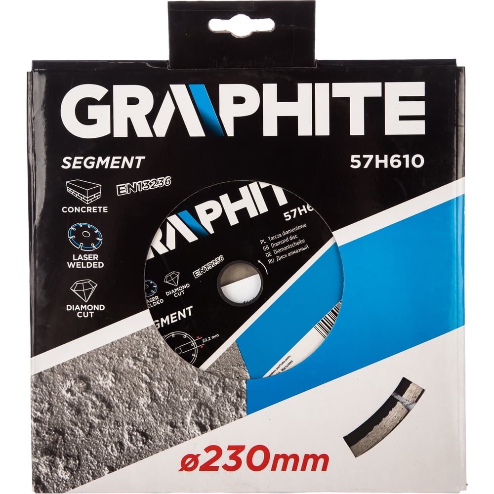 фото Сегментный алмазный диск graphite