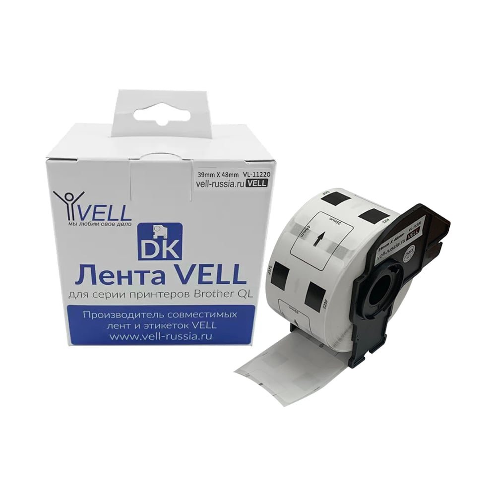 Изображение товара Лента Vell VL-B-DK 11220 (Brother DK11220) для QL570/710W/720NW/800/810W/820NW 1350522