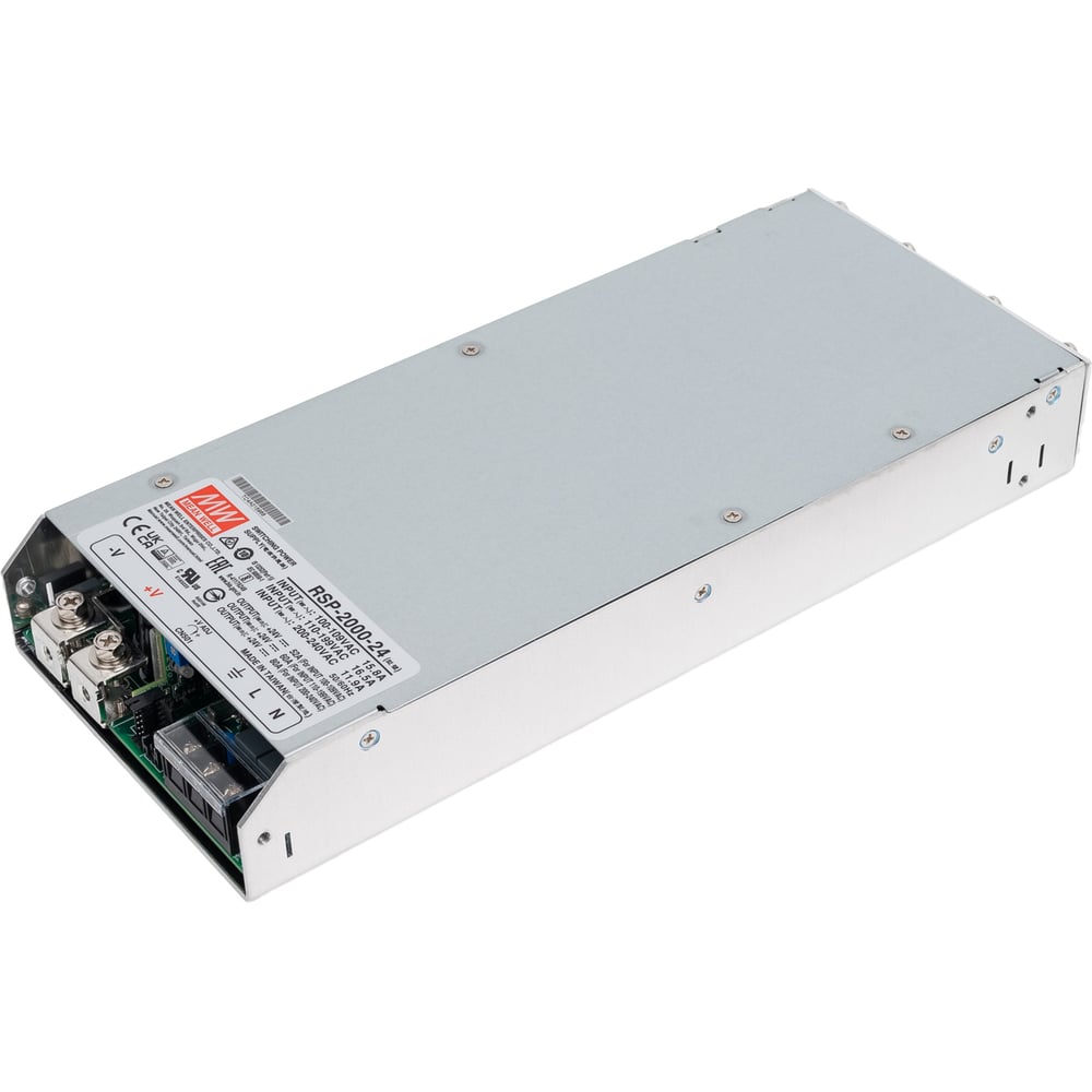 Изображение товара Источник питания Mean Well AC/DC RSP-2000-24 2000Вт с защитами и вентилятором