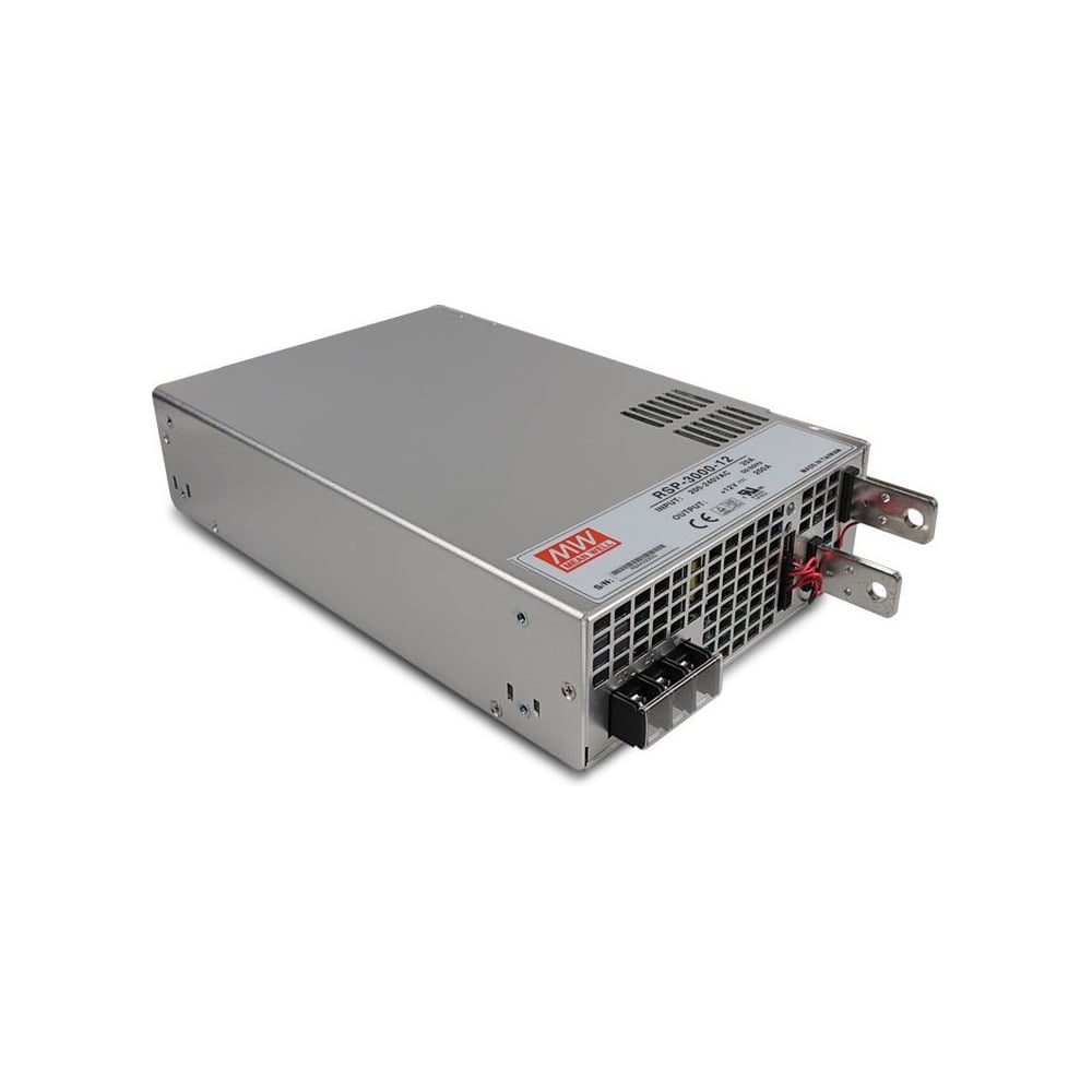 Изображение товара Мощный блок питания Mean Well AC/DC RSP-3000-12 2400 Вт промышленный надежный