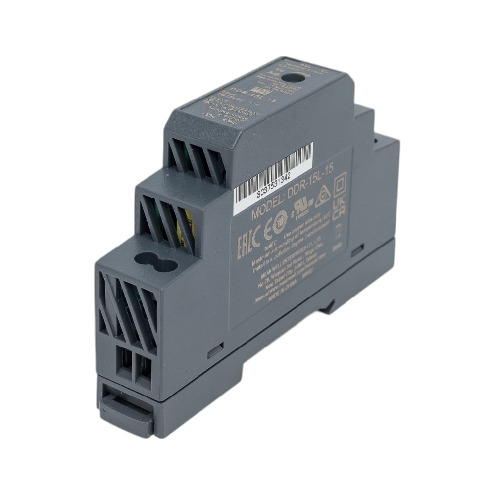 Изображение товара Преобразователь Mean Well DDR-15L-15 15Вт конвертер напряжения для систем автоматизации