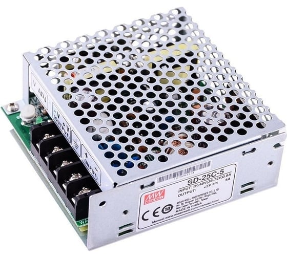 Изображение товара Преобразователь Mean Well DC/DC SD-25C-5 25Вт Т00041179
