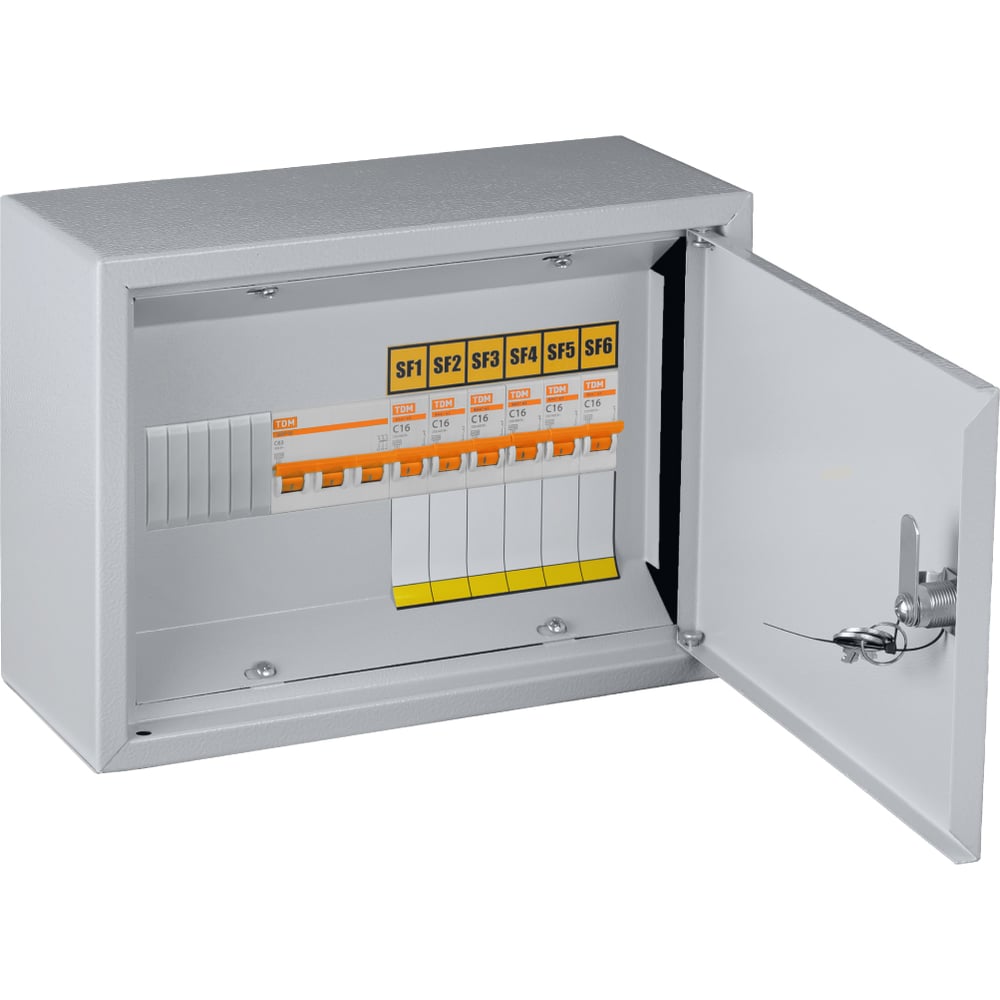 Изображение товара Осветительный щиток TDM ELECTRIC ОЩВ-6 63А/16А навесной