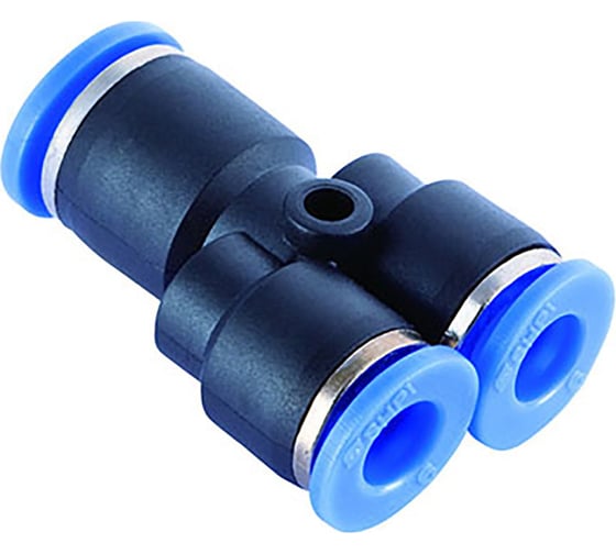 Изображение товара Тройник цанговый прямой соединительный 16-12-12 мм SHPI PW 1612