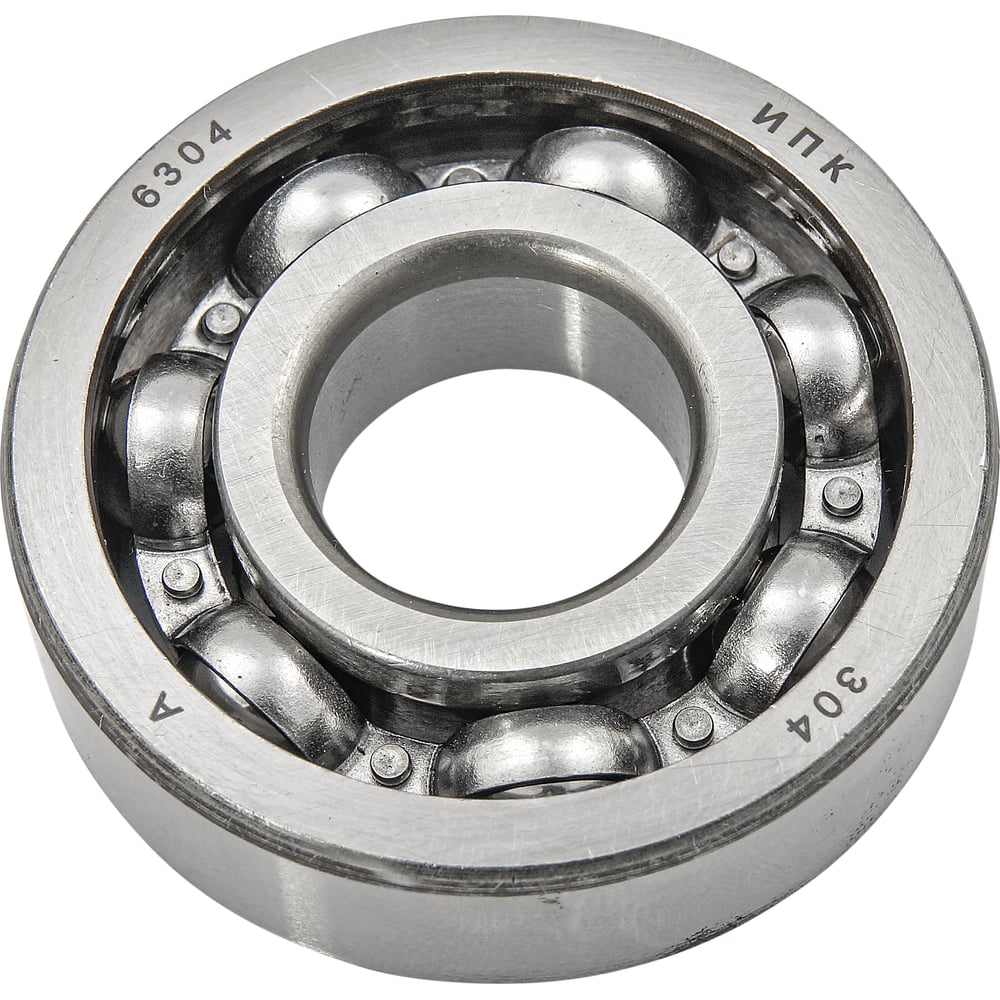 Изображение товара Подшипник ИПК 304 6304 радиальный однорядный с внутренним диаметром 20 мм