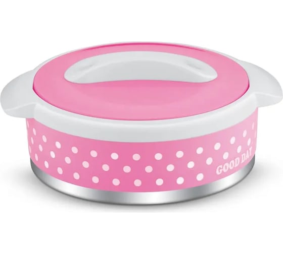 Изображение товара Термокастрюля GOOD DAY FLOREO 1500 мл Pink GC10115PK