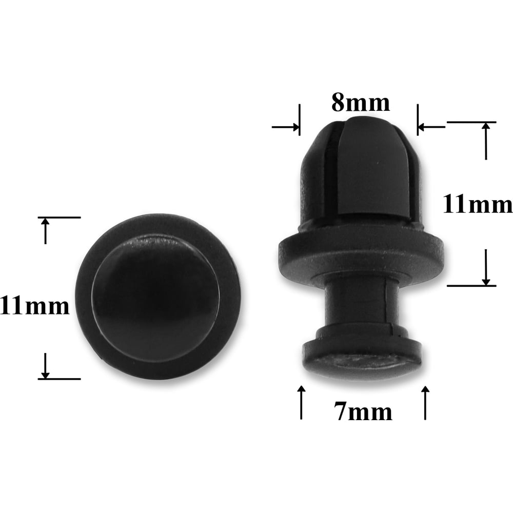 Изображение товара Автокрепеж для Lexus и Toyota PW842076 КрепАвто 0315 универсальный с шляпкой