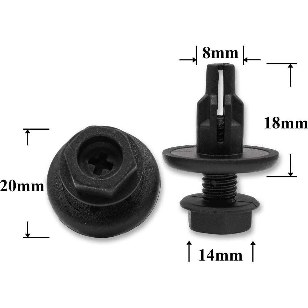 Изображение товара Автокрепеж для Honda 10 шт 91516SK7013 015530034U 91516SK7003 КрепАвто