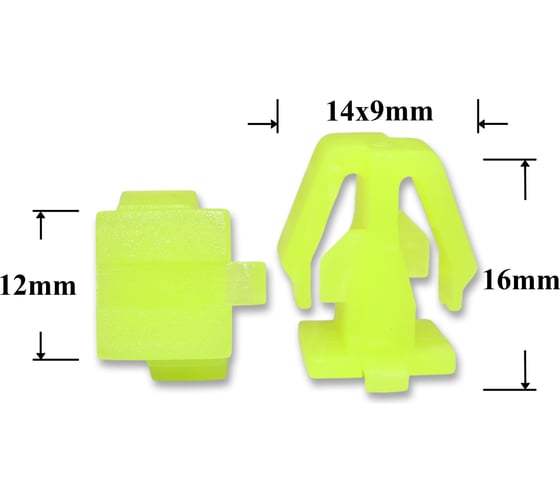 Изображение товара Автокрепеж для Acura Honda 10 шт 91501SG0003, 75328SH3A01, 75329SH4013 КрепАвто 0420