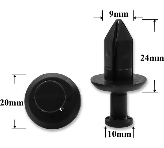 Изображение товара Автокрепеж для GM 10 шт 10108746 КрепАвто 0438