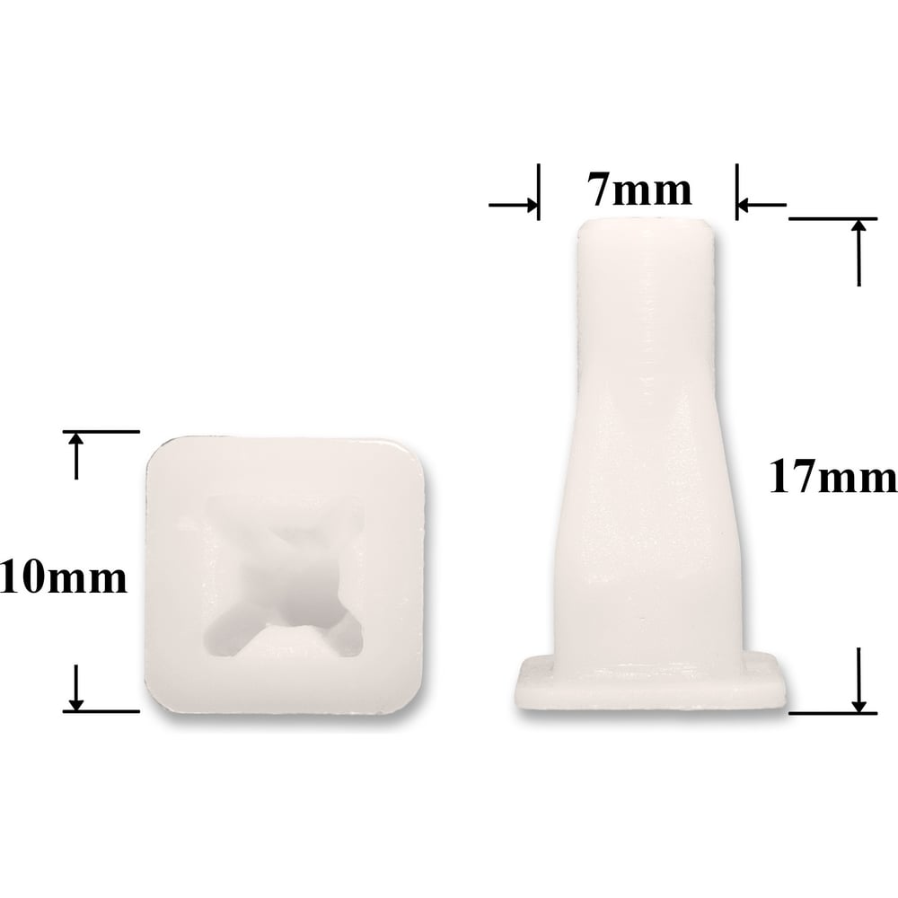 Изображение товара Автокрепеж для Nissan 10 штук КрепАвто 128100501 пластиковые клипсы